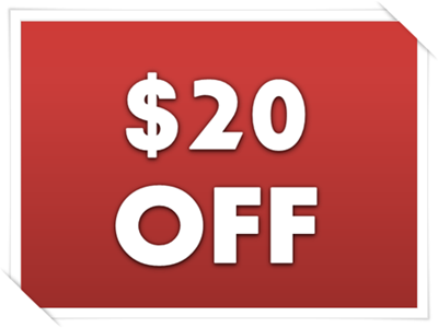 $20 Off Special Coupon